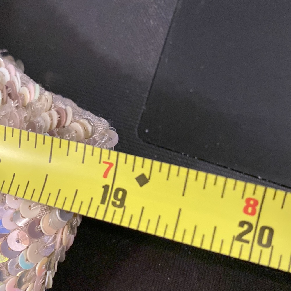 ALLSAINTS - NWT - ‘Velutina’ vest: weighted iridescent sequined, zip, lined - 14 - Picture 7 of 16